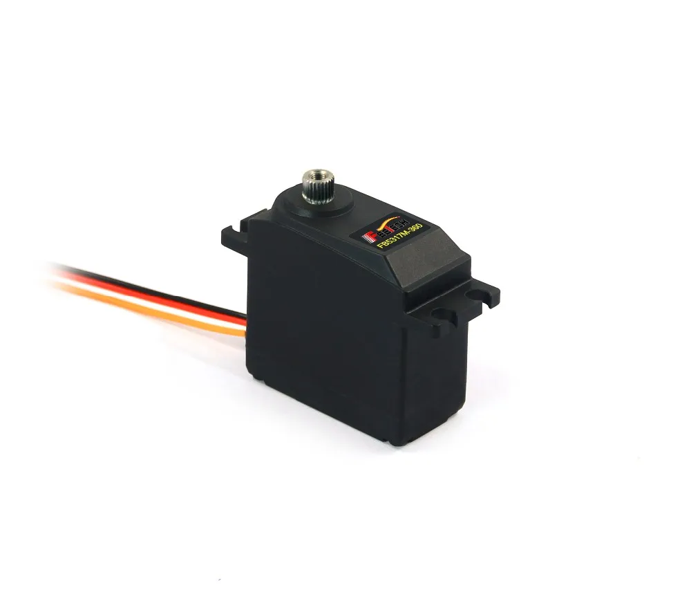 2019 novo servo 17kg digital metal engrenagem rotação contínua servo FB5317M-360 micro servo micro bit carro