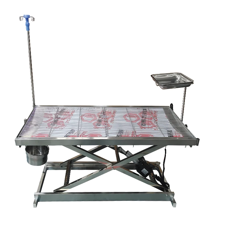 

Электрический подъемный складной операционный стол из нержавеющей стали 304, хирургический стол для домашних животных