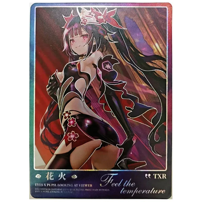 Anime Godin Verhaal Zeldzame A6 Size TXR Collectible Card Silver Wolf Lumine Sparkle Firefly Nilou Kafka Speelgoed voor jongens Verjaardagscadeau