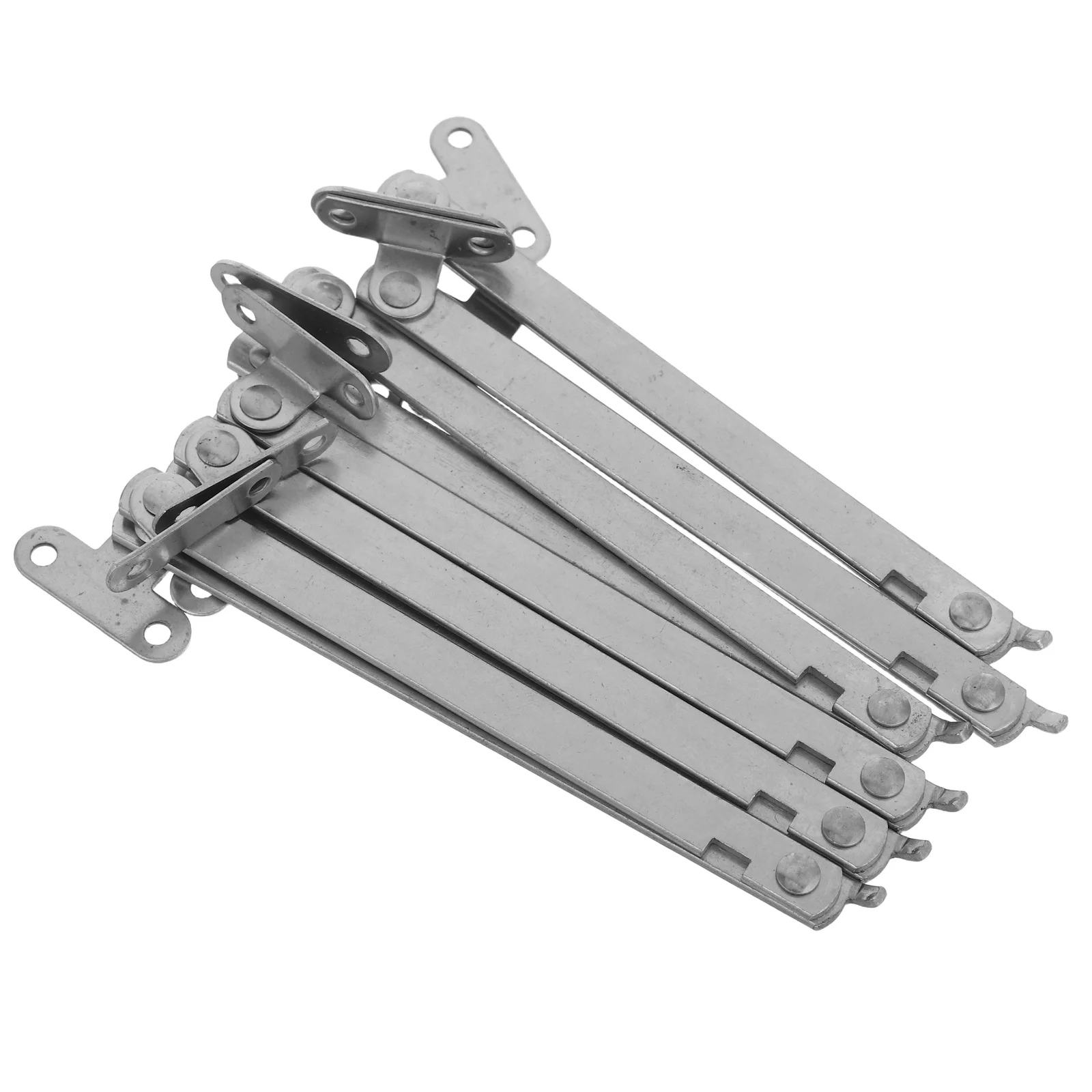 

6Pcs Heavy Duty Folding Lid Stay Hinges Cabinet Lid Support Hinges Hidden Drop Desk Support Hardware Chest