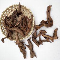 1PC 10-20CM Natural Aquarium Sinkable Driftwood Fish Tank Decoration Wood Aquatic Plants Landscape