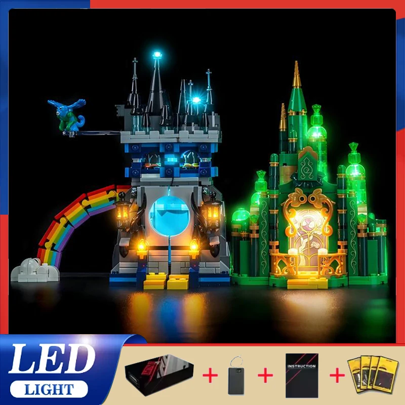 Advanced DIY Led Light Kit For Lego 75689 Emerald City & Castle (Only Led Light,Without Blocks Model) High-Performance