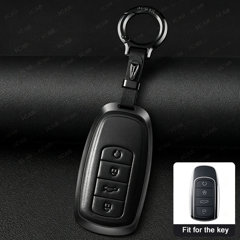 Zinklegierung Autoschlüsselhülle für Chery Jaecoo J7 J8 7 Tiggo 8plus 8 5 Plus 7pro Max Omoda 5 C5 Arrizo Schlüsselschutzgehäuse – Detail 4
