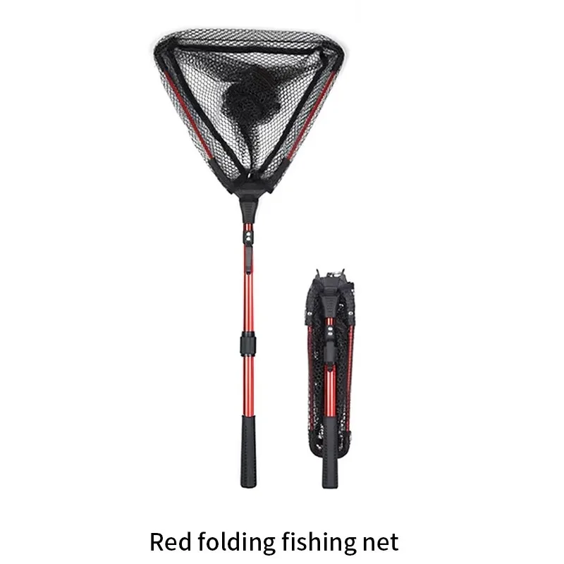 Integrated folding fishing net aluminum alloy folding nylon fishing net Haifei fishing gear