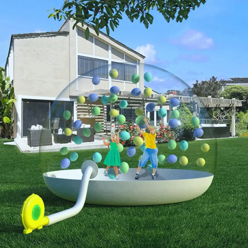 Factory Direct Compatible With Inflatable Bubble Tent Transparent Dome with Blower for Camping
