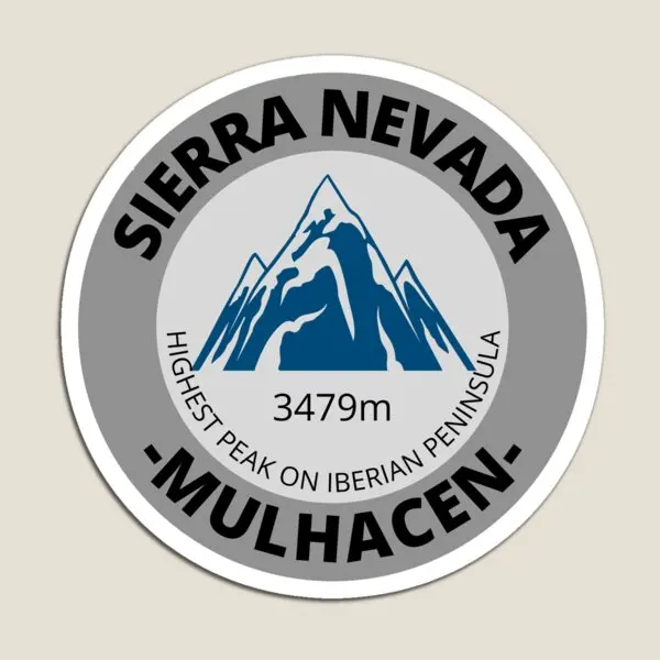 Sierra Nevada Mulhacen  Magnet Baby Holder Toy Kids Children Funny Decor Colorful Cute  Magnetic Home for Fridge Organizer