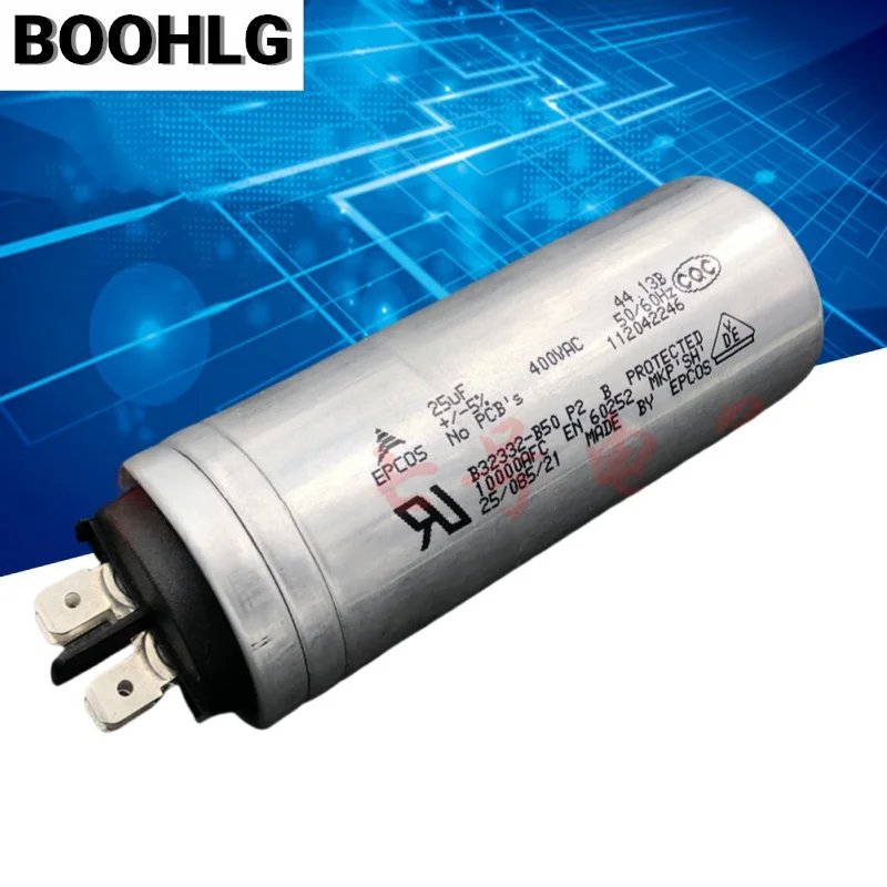 1PCS EPCOS B32332 25uF 400VAC Siemens motor operation starting capacitor