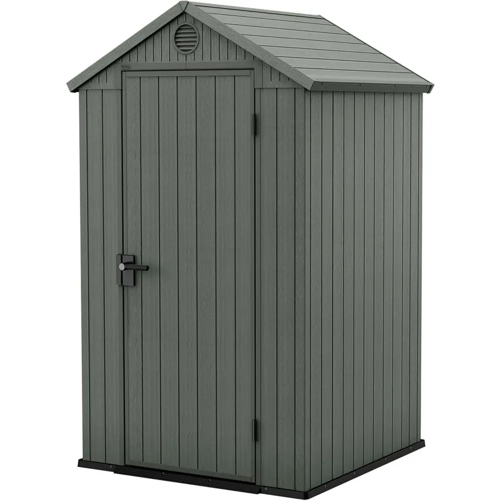 

4x4m2 Деревянный садовый сарай Sage Green, 125,8L x 117W x 205H см