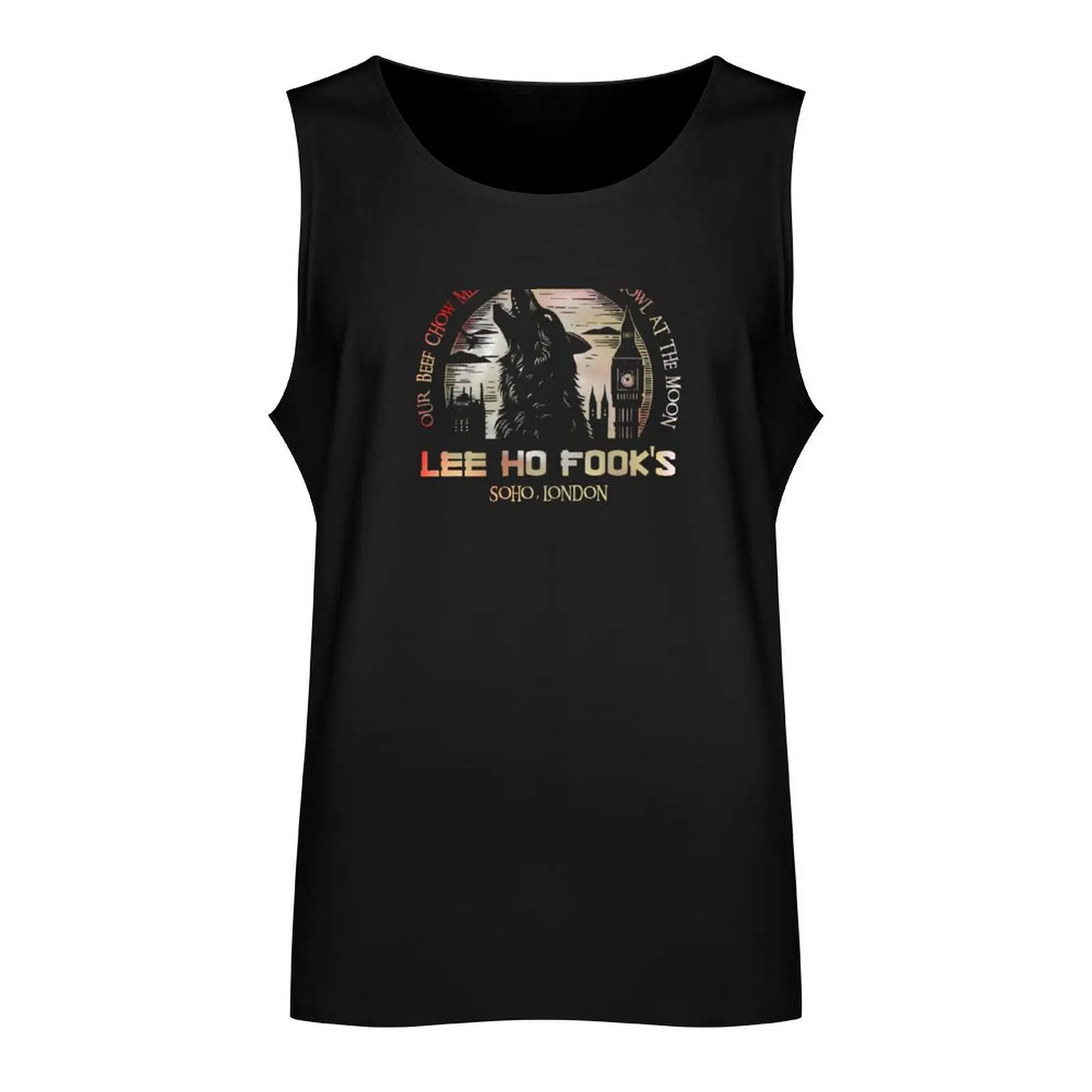 Lee Ho Fooks - Soho London - 1978 - Warren Zevon Werewolves of London Howl at the Moon Tank Top t-shirt gym man Vests