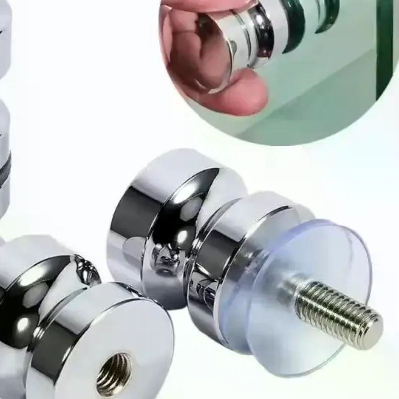 Stylish Shower Glass Door Handle,Sliding Shower Doors Knob,Double Sided Pull Hardware Replacement Parts For Bathroom Glass Doors