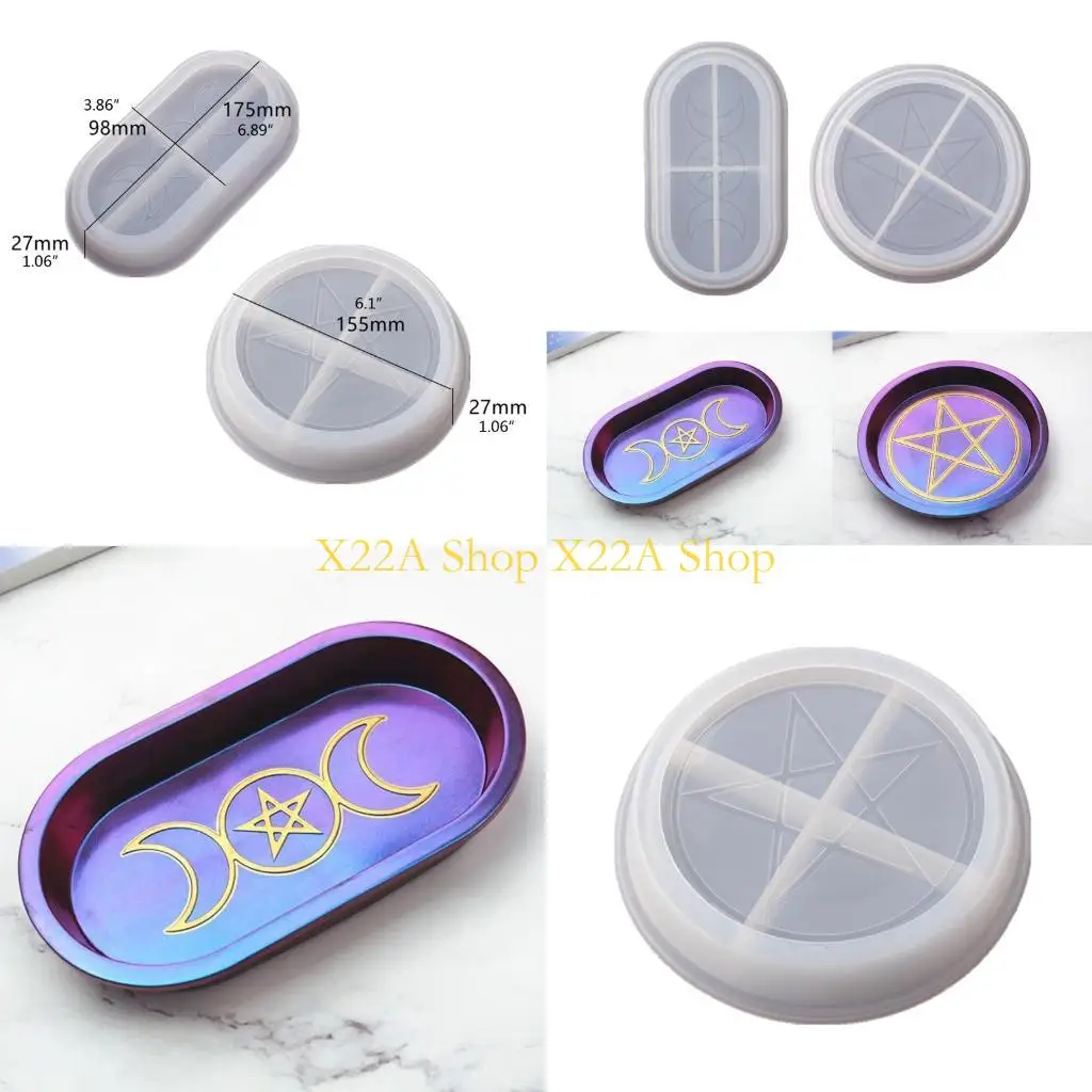 

Unique Silicone Tray Mold for Epoxy Resin Resin Mold with Sturdy Edges for Adult & Kid