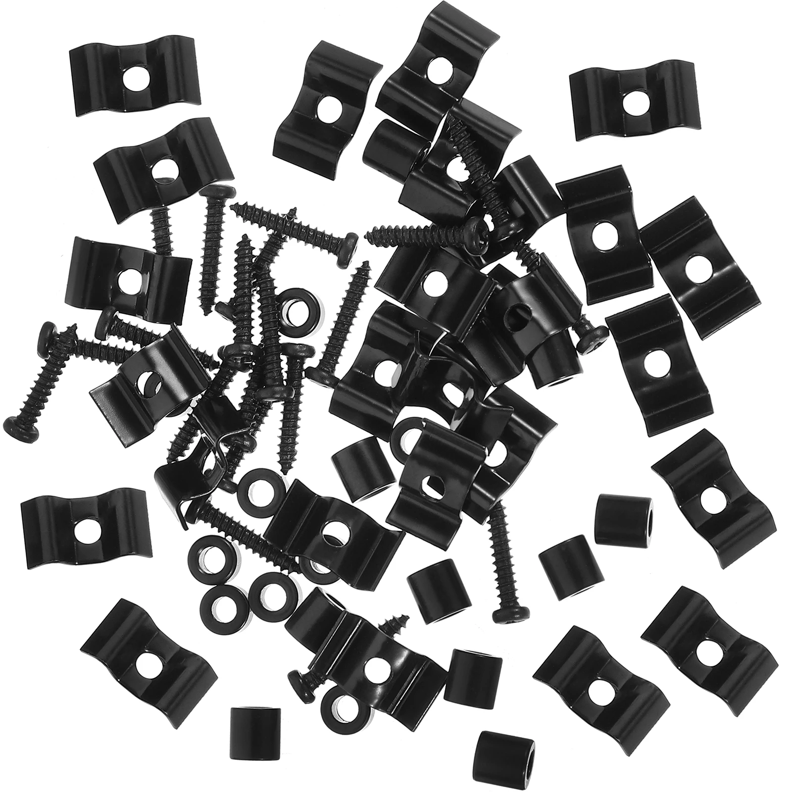 

10pcs Metal Retainer Simple Installation Small Light Stable String Device Guitar Press String Retainer Guitar Instrument