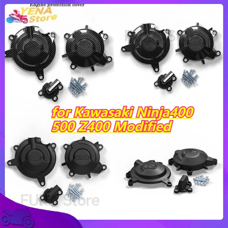 

Защитная крышка двигателя, боковая крышка для Kawasaki Ninja 400 500, Z400, модифицированная