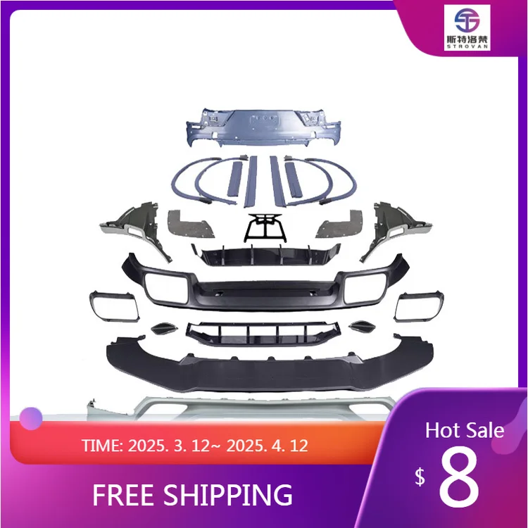 

Высокое качество, обновленный комплект в стиле TKT, колесные арки, передние диффузоры для губ, бамперы, комплекты кузова для PorscheS 9Y0 9Y0.2 2024+