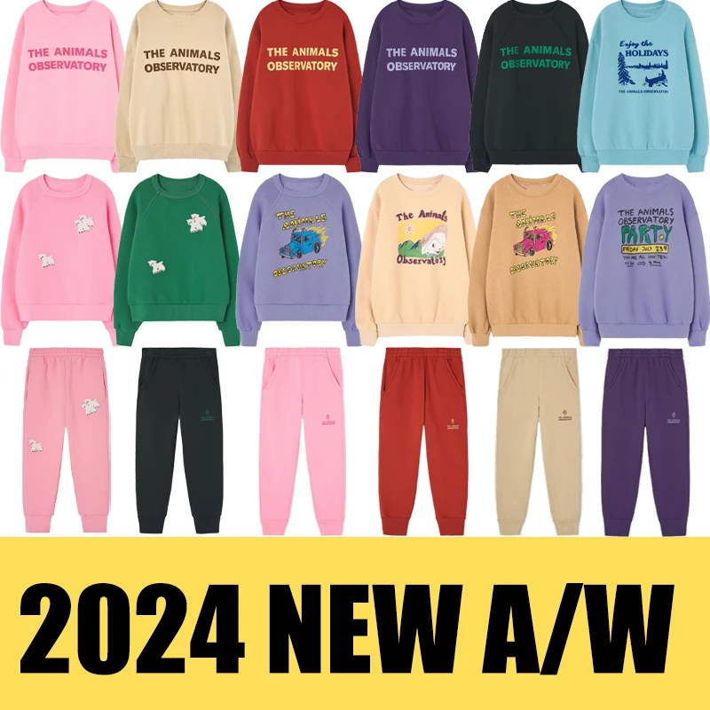 

2024 New Autumn Winter Kids Fleece Sweatshirt and Sweatpants Suit Girl Boys Letter Printing Sports Shirt Children Clothes Set