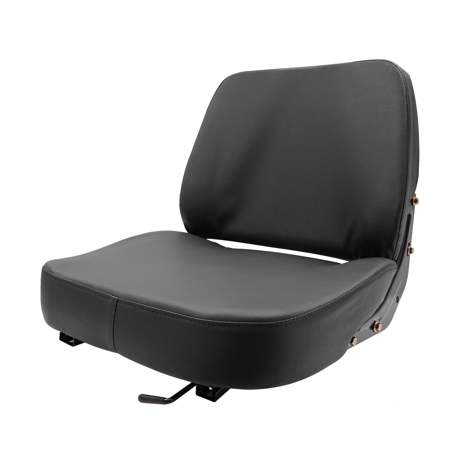 Asiento de cortacésped con respaldo alto, asiento Universal para carretilla elevadora, para césped, Tractor, excavadora, minicargador, retroexcavadora, con toboganes, carga de 220,46 libras