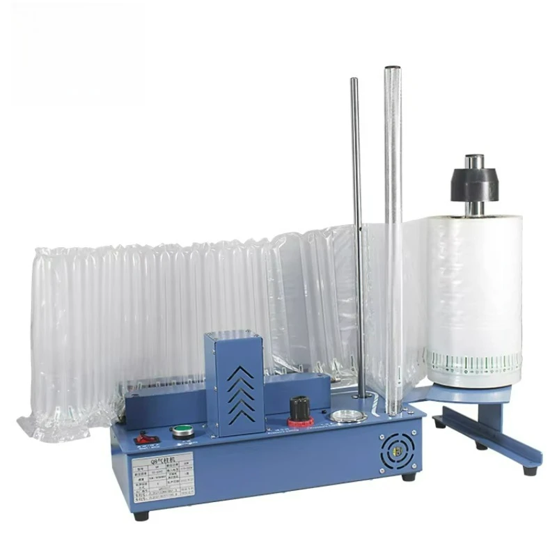 آلة تعبئة لفائف أكياس عمود الهواء عالية السرعة وفعالة من حيث التكلفة آلة نفخ لفة عمود الهواء بسهولة