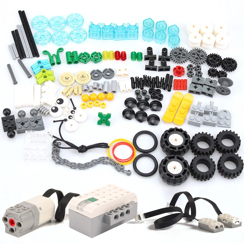 

WeDo Robotics Construction Bulk Bricks Parts Building Blocks Compatible With Technical EV3 45300 Wedo 2.0 Educational DIY Toys