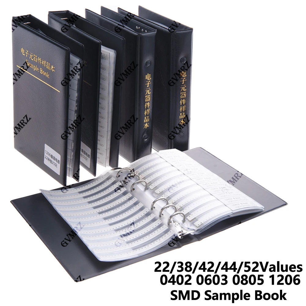 0402 0603 22/38/42/44/52Values 0805 1206 Multilayer Ceramic Inductor Stackup Inductor SMD Sample Book
