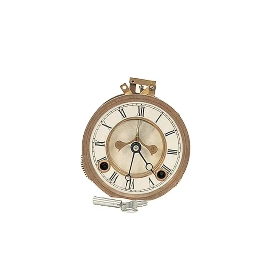 

Front Swing Wheel Polished Brass Mechanical Clock Movement for Antique Clock Collection Replacement