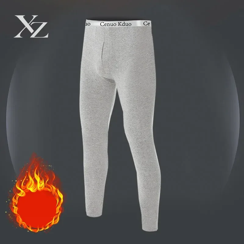 {} Winter Thermal Thicken Leggings Super Thick High Stretch Lambwool Fleece Lined Tights Sexy Skinny Fitness man Pants 3XL