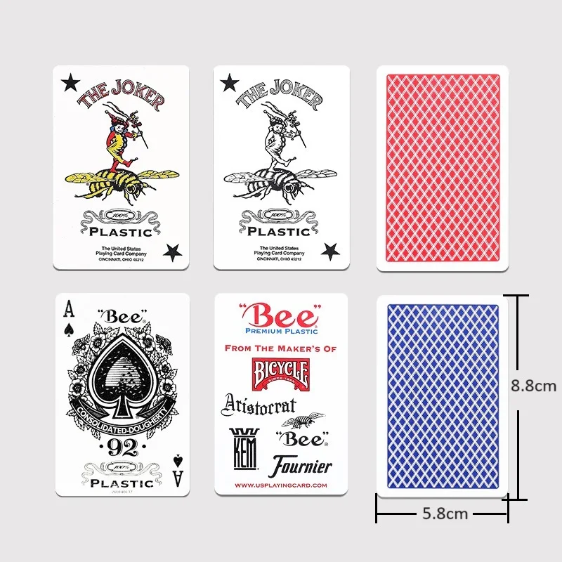 Bee Playing Cards NO.92 Club Special Deck Bridge Size USPCC Poker Magic Card Games Mgaic Tricks Props for Magician