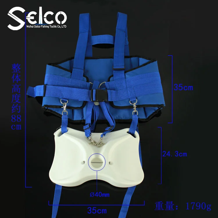 

NONE HOT Boat Fishing Belt Rock Fishing Belt Thickened Belt Sea Fishing Belt Set Rod Bracket Fishing Waist Protection Tool Bell