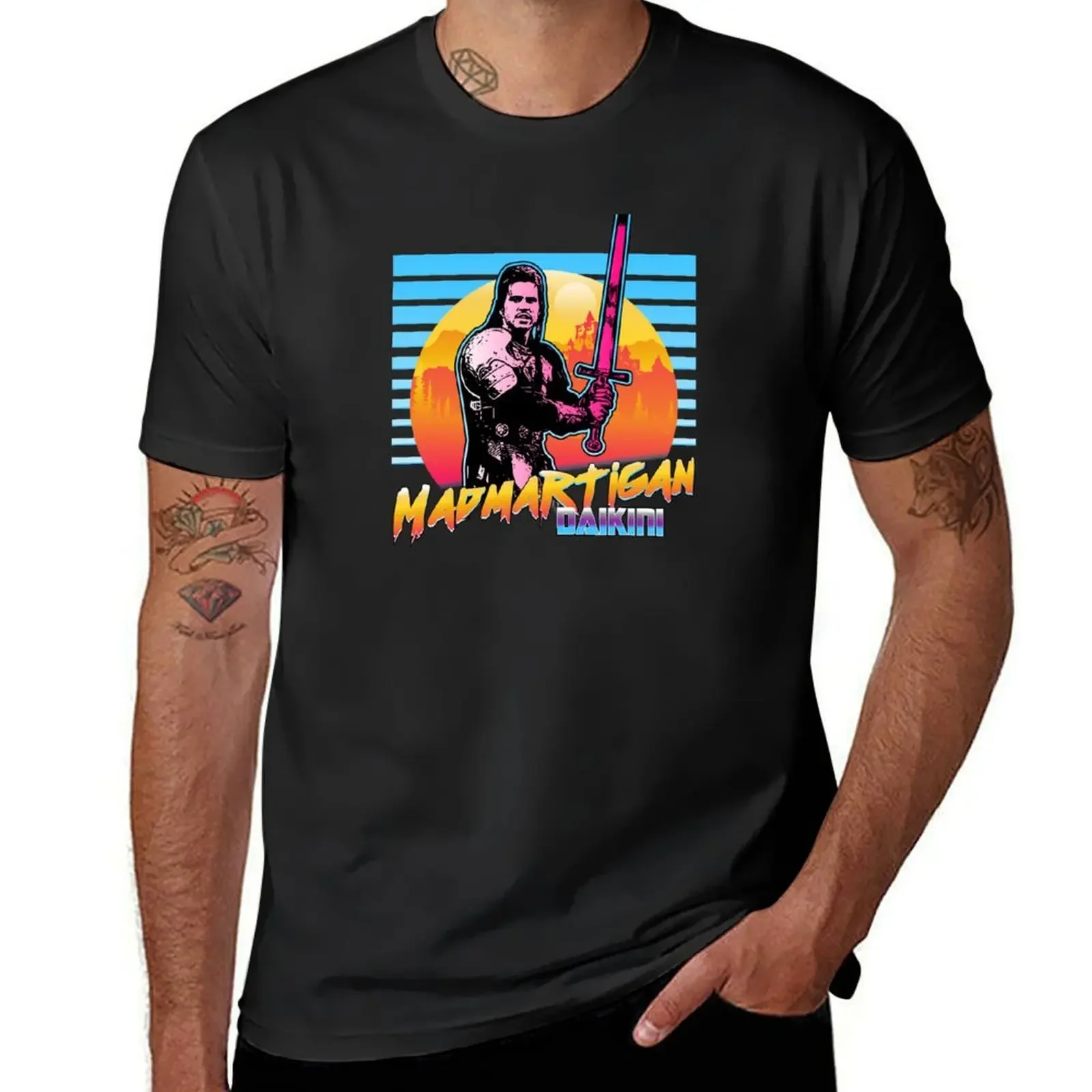 

Madmartigan Daikini - Outrun Style T-Shirt man t shirt oversized t shirt hippie clothes clothing for men