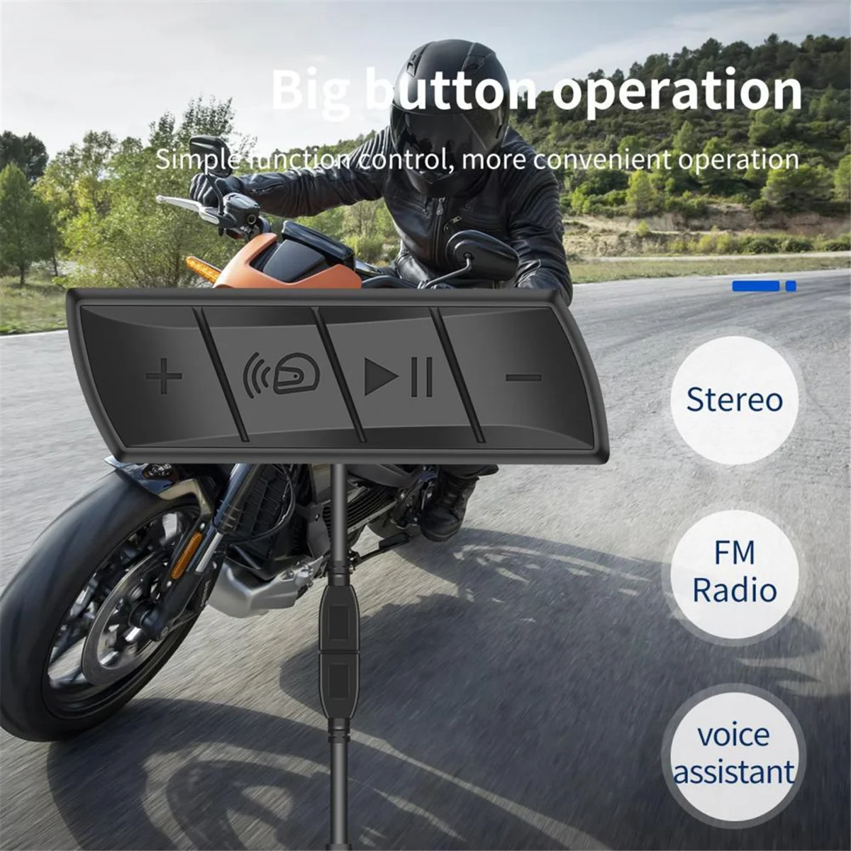 Écouteurs sans fil pour casque, haut-parleur de musique, étanche IPX7, Bluetooth 5.0, Rechargeable, interphone pour moto, populaire
