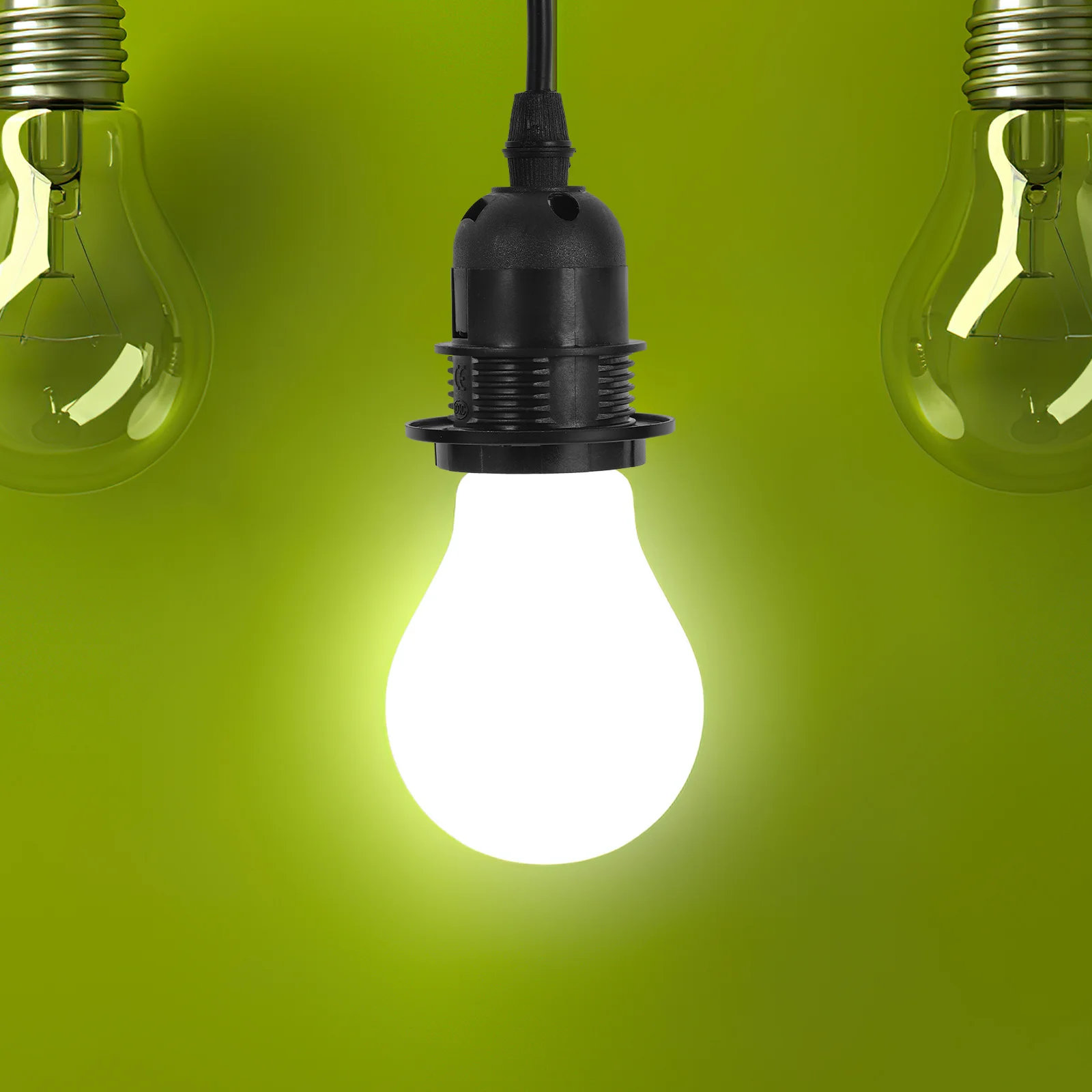 

Retro Style E27 Light Socket Pendant Lamp Holder for Ceiling Fixture Vintage Hanging Lamp Cord Bulb Base Decorative Lighting