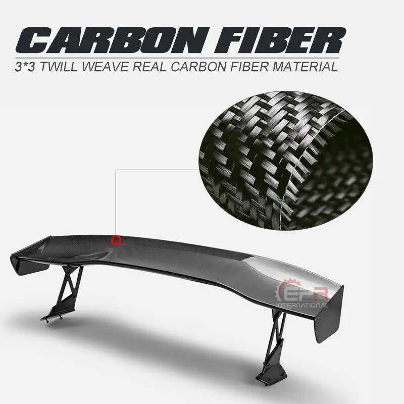 لهوندا سيفيك TypeR FK8 FK7 VTX2 ألياف الكربون الخلفية GT سبويلر لامع الألياف الجذع الفاصل الجناح