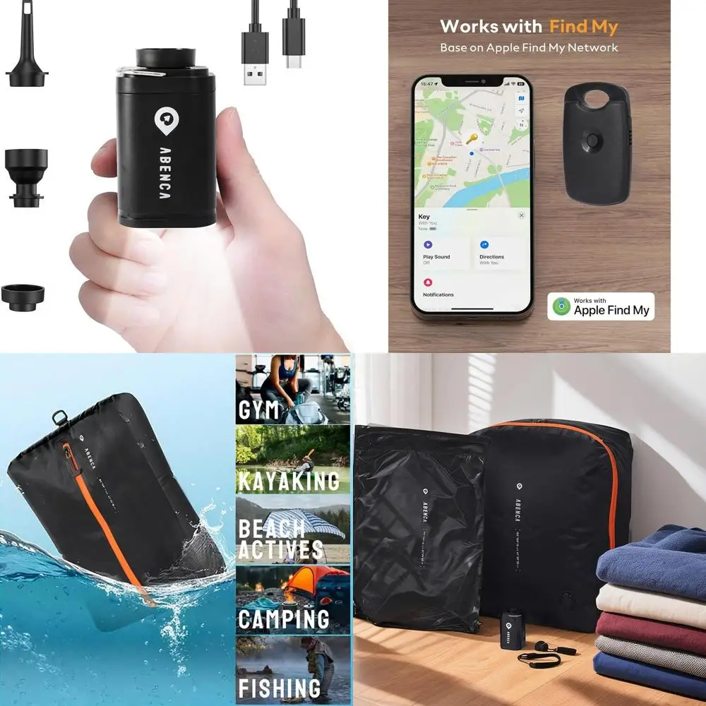 

Wireless Pump Travel Vacuum Bags, Space-Saving Compression Cubes for Luggage and Backpacks