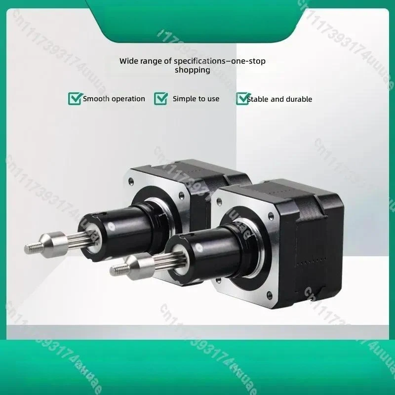 For 42mm Stepper Motor Linear Actuator Push Rod Telescopic Lift Large Thrust Optional Travel Stroke DIY Automation Parts