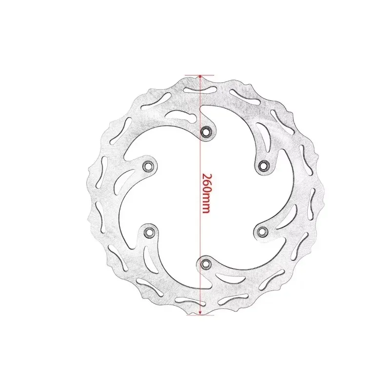 Tiy 1 قطعة 260 مللي متر قرص فرامل أمامي الدوار ل Husqvarna Husaberg FE TE FC TC TX FS FX 125 150 200 250 300 350 390 450 501 570 2009-2