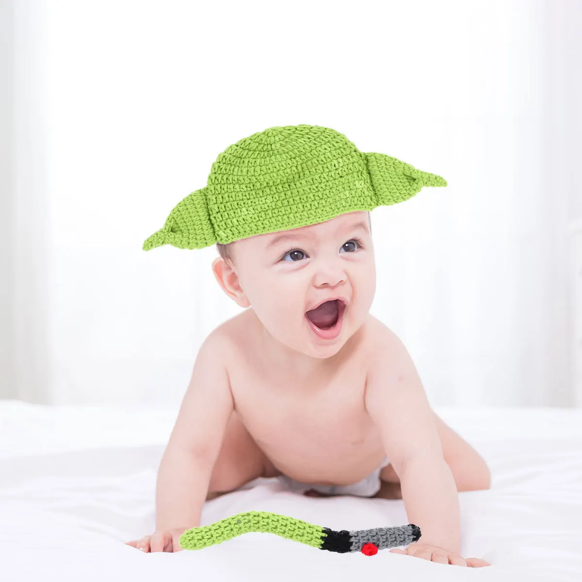 

1Set Baby Photography Clothing Handmade Knit Infant Costume Unisex Adorable Baby Photo Costume Newborn Photography Clothing