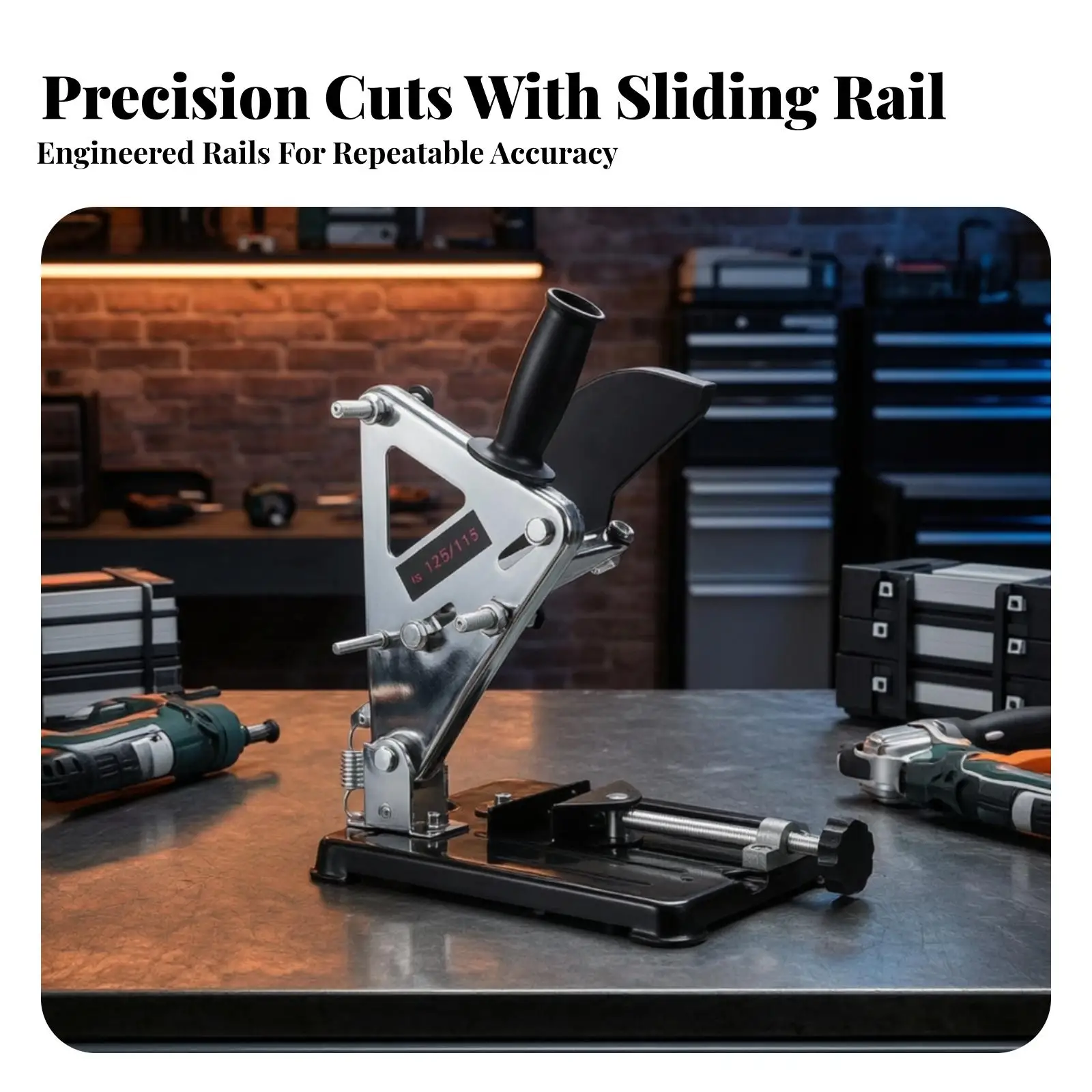 Réglable Angle Stand | Cast Aluminum Iron Base, Adjustable Guide Assembly, Angle Holder, for Workshop