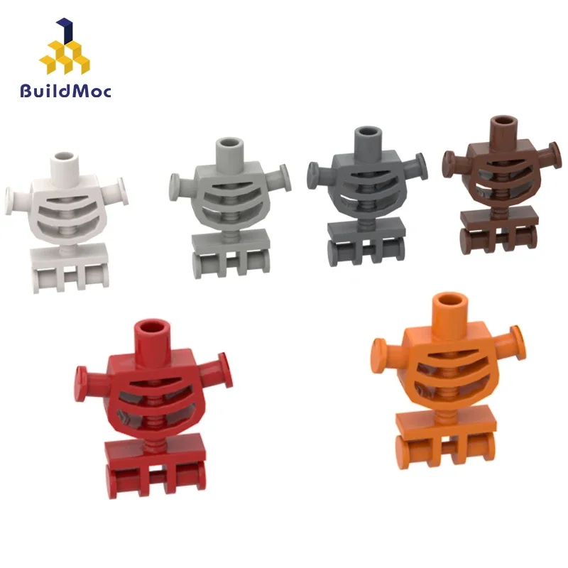 10PCS Building Blocks Parts Compatible Assembles Particles 60115 Miniature Skeleton Body Building Blocks Parts DIY Model Bricks