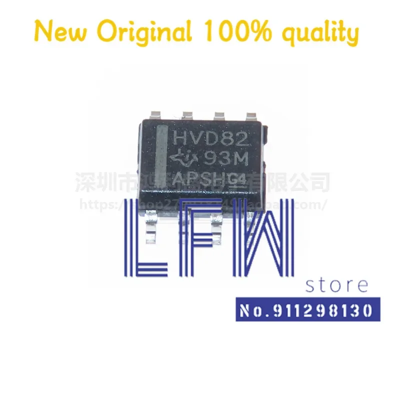 

10 шт./партия SN65HVD82DR SN65HVD82D 65HVD82 HVD82 SOIC-8 RS-485 в наличии, 100% новый и оригинальный телефон