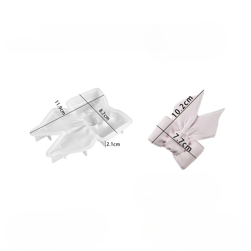 New DIY Resin Molds: European-Style Lace-Edged Instagram-Worthy Bow-Shaped Storage Tray Silicone Molds—Perfect for Decorative