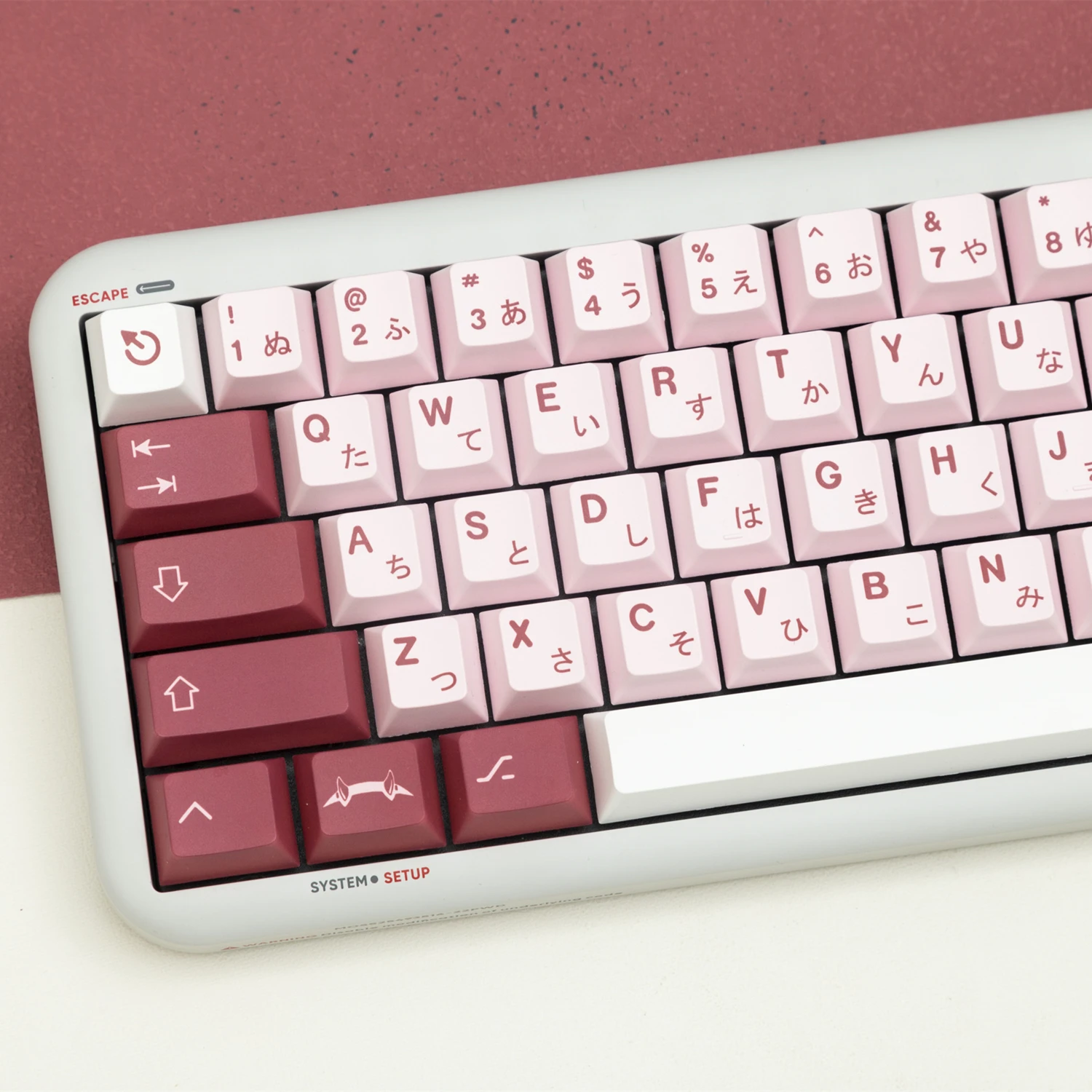 Cherry Keycap 144 Keys GMK Darling Dye Sublimation Keycaps For Mechanical Keyboard PBT Keycaps With 1.75U 2U Shift For MX Switch