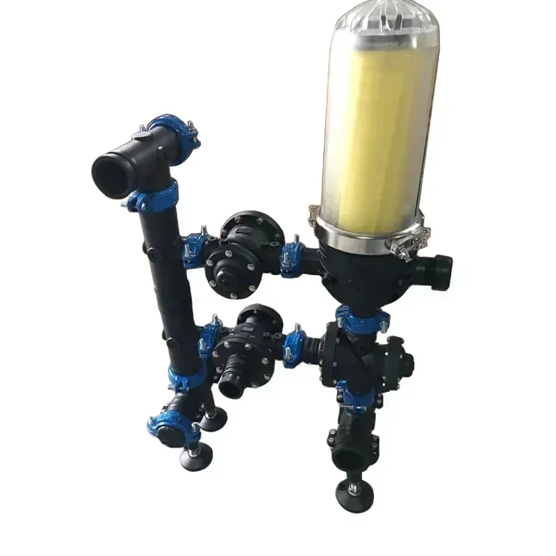 Disc Filter Machine Automatic Backwash Disc Filter Farm Agriculture Treatment Backwash Filter