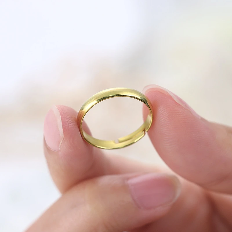 BoYuTe(100個/ロット)真鍮製調整可能なオープンリン - Ring Set Adjustable のレビューと価格