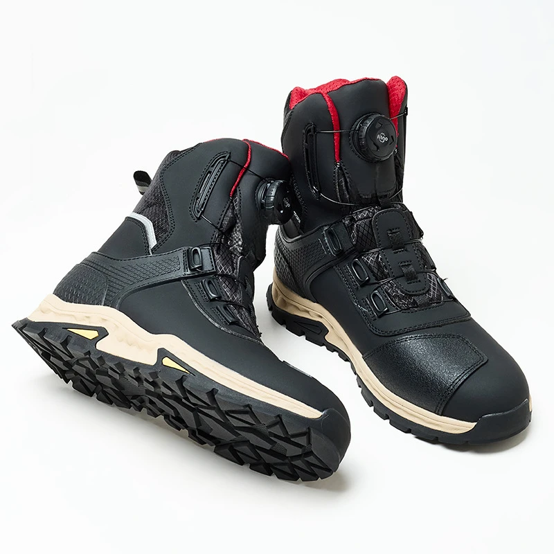 

Motorcycle Boots, Riding Shoes, Adventure Travel Wilderness Footwear, Waterproof & Breathable Anti-Impact Rider Gear