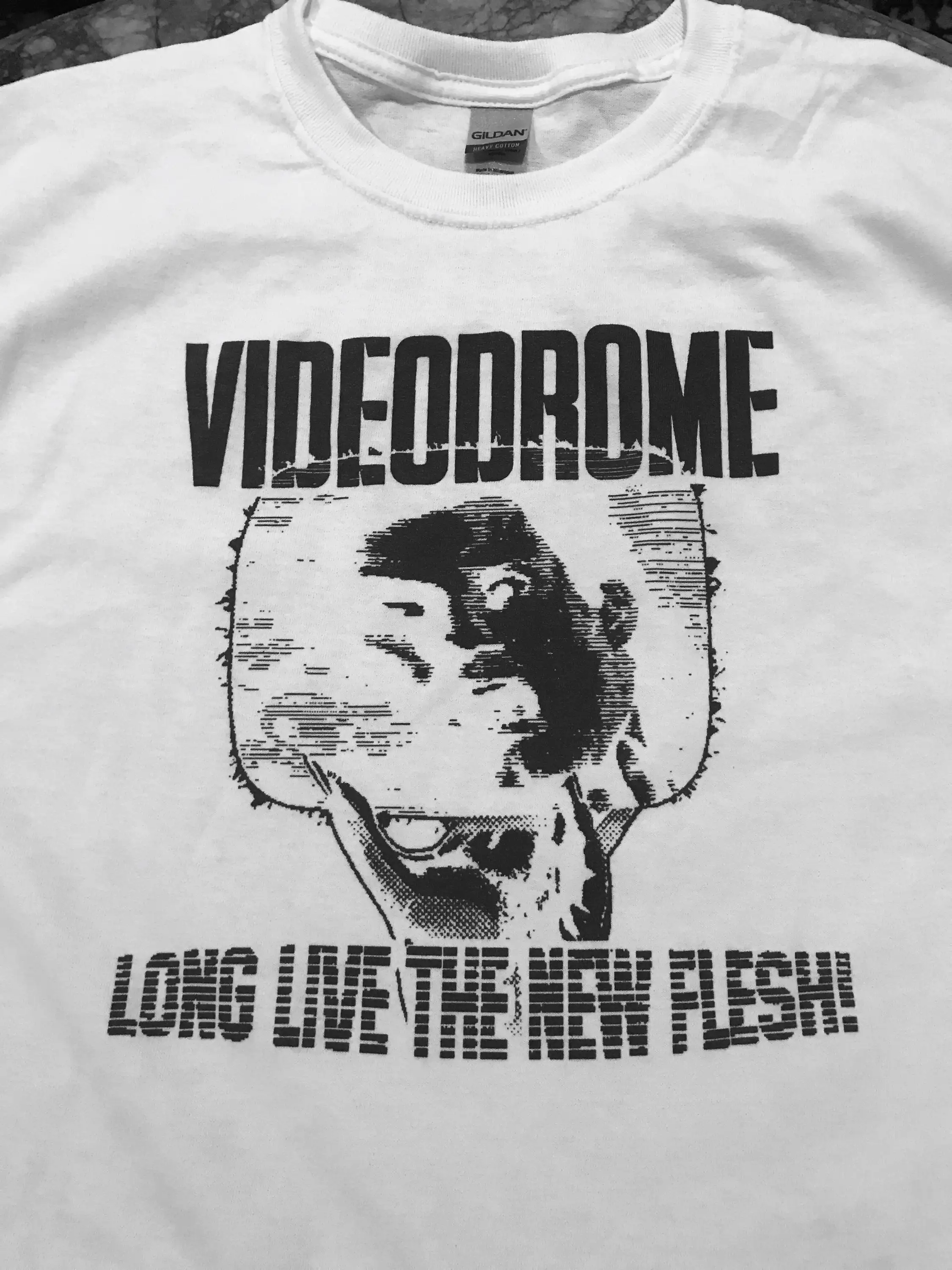 Videodrome Horror Cronenberg Retro White T Shirt Any Size