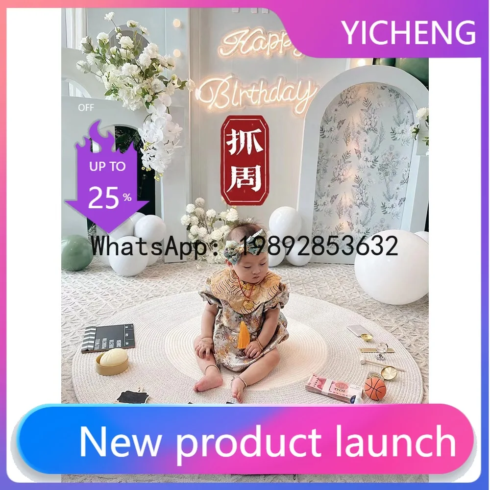 

Набор реквизита для фотосессии JRYP: подарок на первый день рождения для девочки, украшения на день рождения для мальчика, современный дизайн