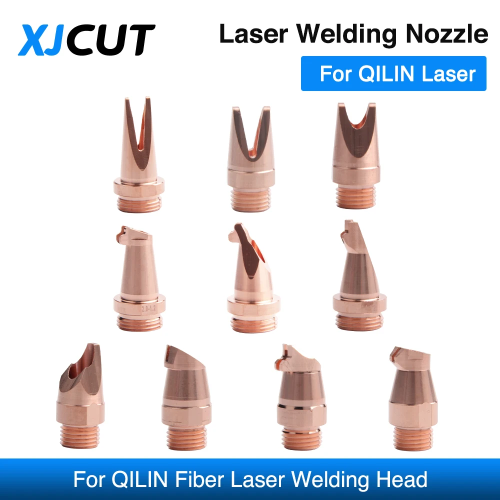 bocal de solda a laser xjcut qilin rosca m10 m16 bicos portateis de solda de cobre para maquina de solda a laser de fibra qilin 01