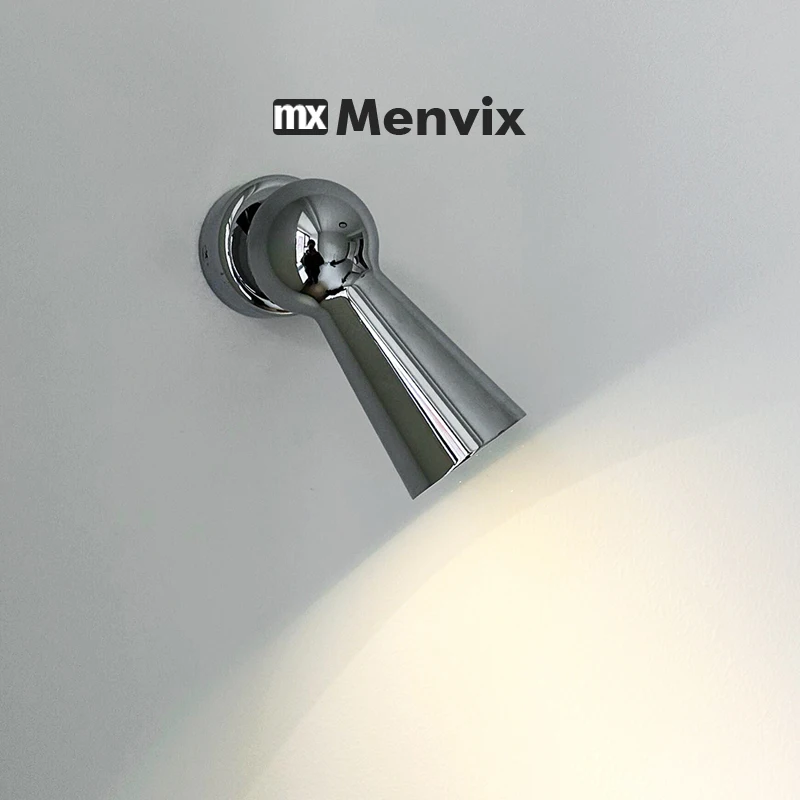 Nordic Chrome Metal Wall Lamp Creative Adjustable Reading Wall Lights Led Decorative Home Bedroom Restaurant Lighting Fixtures view 4