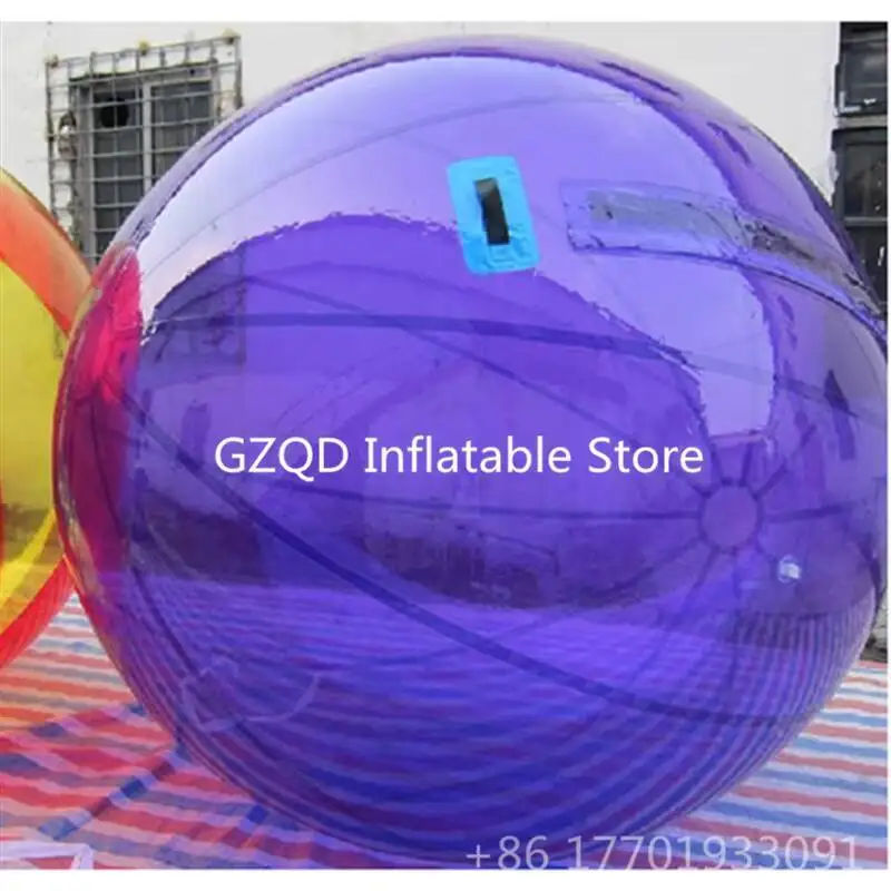 Palla da passeggio gonfiabile con palla da passeggio sull'acqua a bolle Huaman all'interno del palloncino trasparente Prezzo di fabbrica