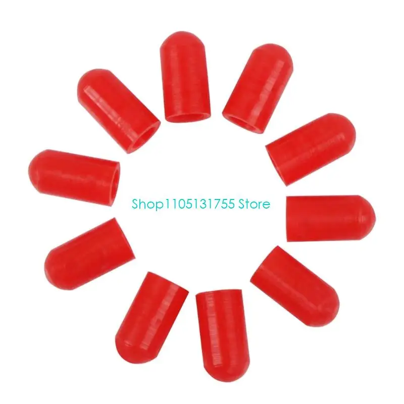 K0EF Set of 10 Practical Silicone Drum Tips Protective Caps for Effective Sound Dampening During Practice Occasion