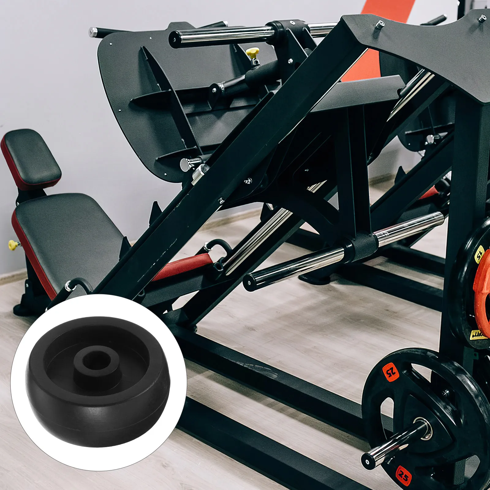 Heavy Equipment Rollers - 4 Buah Roda Plastik Roller Fitness